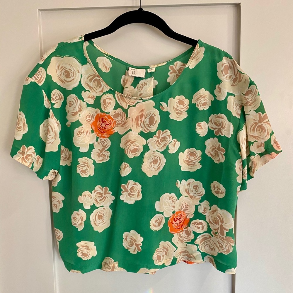 100% Silk Anthropologie Blouse